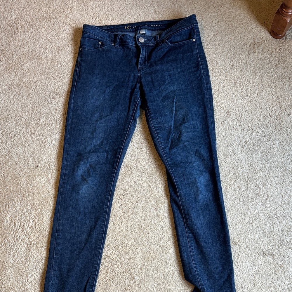 LC Lauren Conrad Dark Blue Skinny Jeans